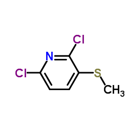 2,6-Dichloro-3-(methylthio)pyridine结构式