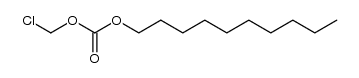 decyl chloromethyl carbonate Structure