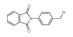 2-[4-(bromomethyl)phenyl]isoindole-1,3-dione structure