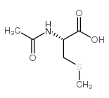 N-Acetyl-S-methyl-L-cysteine Structure