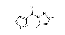 3,5-Dimethyl-1-[(3-methyl-5-isoxazolyl)carbonyl]-1H-pyrazole picture