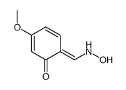 6-[(hydroxyamino)methylidene]-3-methoxycyclohexa-2,4-dien-1-one结构式