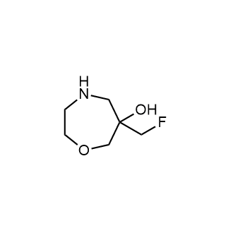 6-(Fluoromethyl)-1,4-oxazepan-6-ol picture