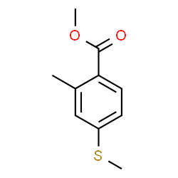 Methyl 2-methyl-4-(methylsulfanyl)benzoate结构式