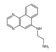 N'-benzo[f]quinoxalin-6-ylethane-1,2-diamine结构式