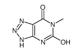 6-Methyl-1H-1,2,3-triazolo[4,5-d]pyrimidine-5,7(4H,6H)-dione结构式