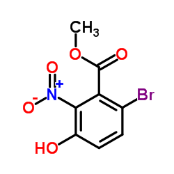 Methyl 6-bromo-3-hydroxy-2-nitrobenzoate Structure