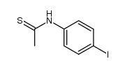 N-(4-iodophenyl)thioacetamide Structure