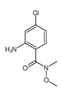 2-Amino-4-chloro-N-methoxy-N-methyl-benzamide图片