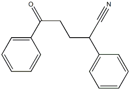 δ-Oxo-α-phenylbenzenepentanenitrile结构式