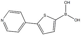 5-(Pyridin-4-yl)thiophene-2-boronic acid structure