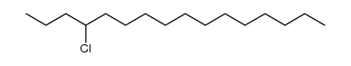 4-chloro-hexadecane Structure