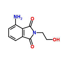 4-AMINO-2-(2-HYDROXY-ETHYL)-ISOINDOLE-1,3-DIONE structure