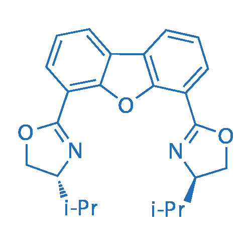 (4R,4'R)-2,2'-(4,6-二苯并呋喃二基)双[4,5-二氢-4-异丙基噁唑]图片