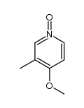 甲基-4-甲氧基吡啶氮氧化物结构式