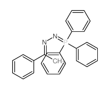 Ethanone, 1-phenyl-,2-(triphenylphosphoranylidene)hydrazone结构式