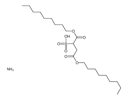 ammonium 1,4-dinonyl sulphonatosuccinate structure