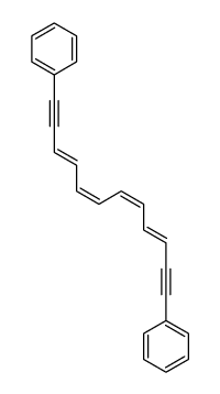 (3E,5Z,7Z,9E)-1,12-diphenyldodeca-3,5,7,9-tetraen-1,11-diyne Structure