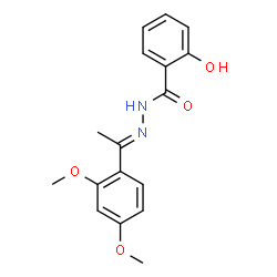 N'-[1-(2,4-dimethoxyphenyl)ethylidene]-2-hydroxybenzohydrazide picture