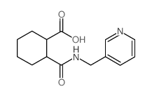 2-(N-(3-PYRIDYLMETHYL)CARBAMOYL)CYCLOHEXANECARBOXYLIC ACID picture