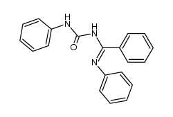 N1-(N-Phenylcarbamoyl)-N2-phenylbenzimidamide结构式