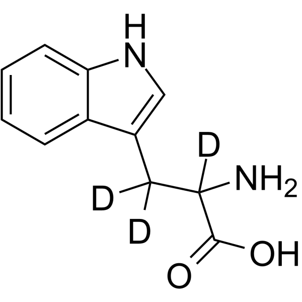 DL-Tryptophan-d3 Structure