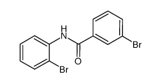 3-bromo-N-(2-bromophenyl)benzamide Structure