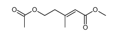 methyl (E)-5-acetoxy-3-methylpent-2-enoate Structure