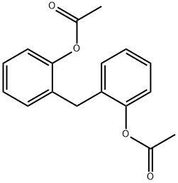 2,2'-Methylenebis(phenol)diacetate Structure