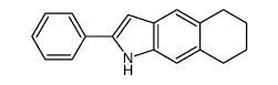 2-phenyl-5,6,7,8-tetrahydro-1H-benzo[f]indole结构式