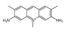 3,6-diamino-2,7,10-trimethyl-acridinium Structure