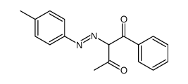 2-[(4-methylphenyl)diazenyl]-1-phenylbutane-1,3-dione Structure