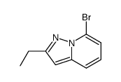 7-bromo-2-ethylpyrazolo[1,5-a]pyridine Structure