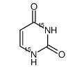 Uracil-15N2 structure