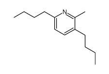 3,6-dibutyl-2-methylpyridine结构式