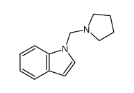 1-pyrrolidin-1-ylmethyl-indole Structure