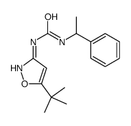 1-(5-tert-butyl-1,2-oxazol-3-yl)-3-(1-phenylethyl)urea Structure