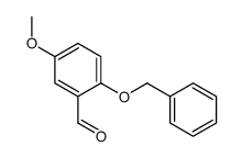 2-Benzyloxy-5-methoxy-benzaldehyde structure