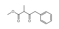 methyl 2-methyl-3-oxo-4-phenylbutanoate Structure