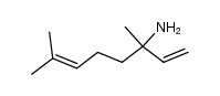 3,7-DIMETHYL-1,6-OCTADIEN-3-AMINE structure