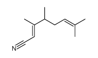 3,4,7-trimethylocta-2,6-dienenitrile Structure