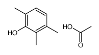 acetic acid,2,3,6-trimethylphenol Structure