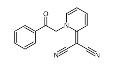 2-(1-phenacylpyridin-2-ylidene)propanedinitrile结构式