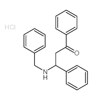 3-(benzylamino)-1,3-diphenyl-propan-1-one结构式