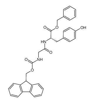 Fmoc-Gly-Tyr(OH)-OBn结构式