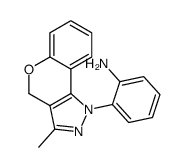 2-(3-methyl-4H-chromeno[4,3-c]pyrazol-1-yl)aniline结构式