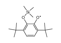 3,6-Di-tert.-butyl-2-trimethylsiloxyphenyloxyl Structure