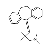 3-(10,11-Dihydro-5H-dibenzo[a,d]cyclohepten-5-ylidene)-2,2,N,N-tetramethyl-1-propanamine结构式