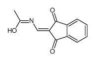 N-[(1,3-dioxoinden-2-ylidene)methyl]acetamide结构式