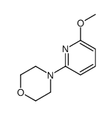 4-(6-methoxypyridin-2-yl)morpholine Structure